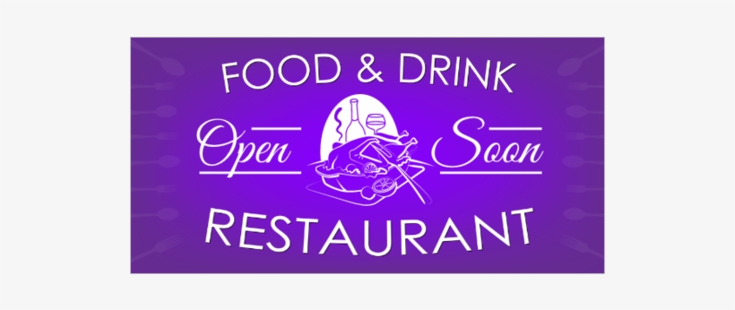 Blank Vinyl Banner For Restaurants - Synopsis, transparent png #7882614