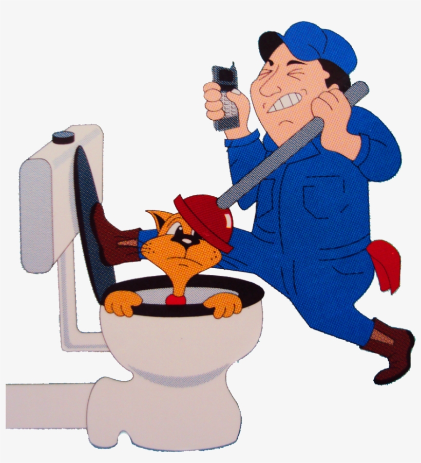 Plumber Clipart Drainage System - Plumber Cartoon Transparent Background, transparent png #7882655