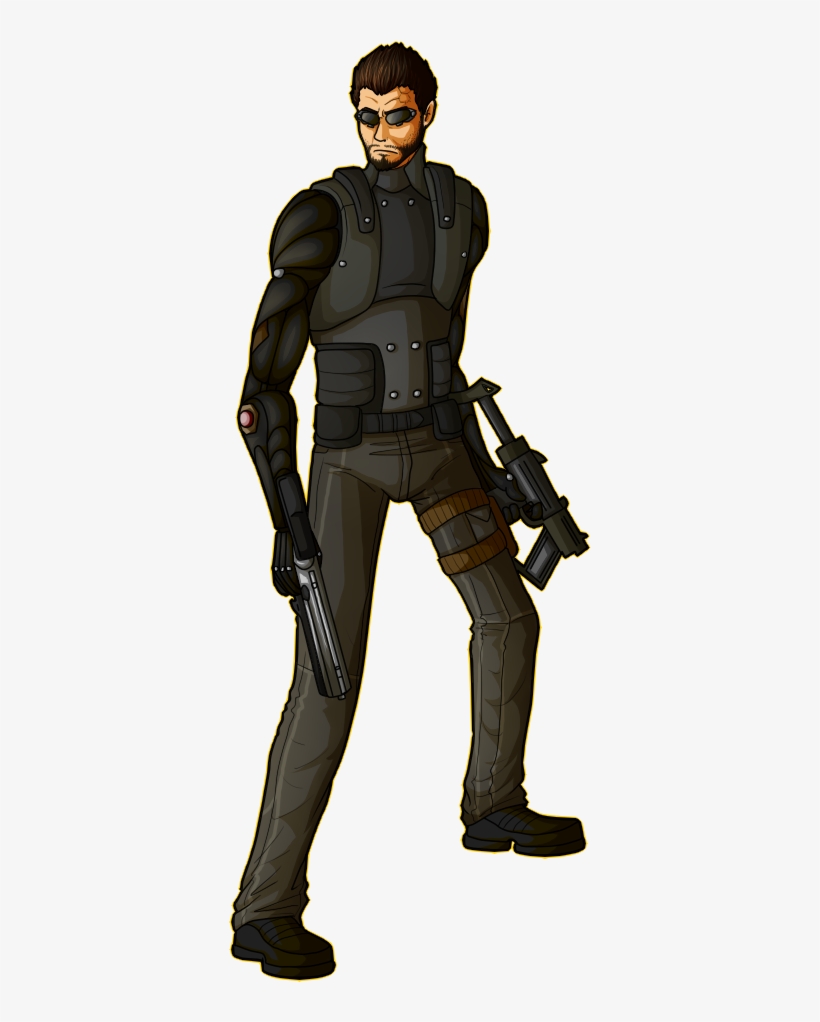 Adam Jensen Png - Fiction, transparent png #7882972