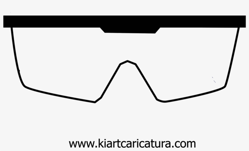 Oculos De Segurança Em Desenho Com Fundo Transparente - Line Art, transparent png #7883331