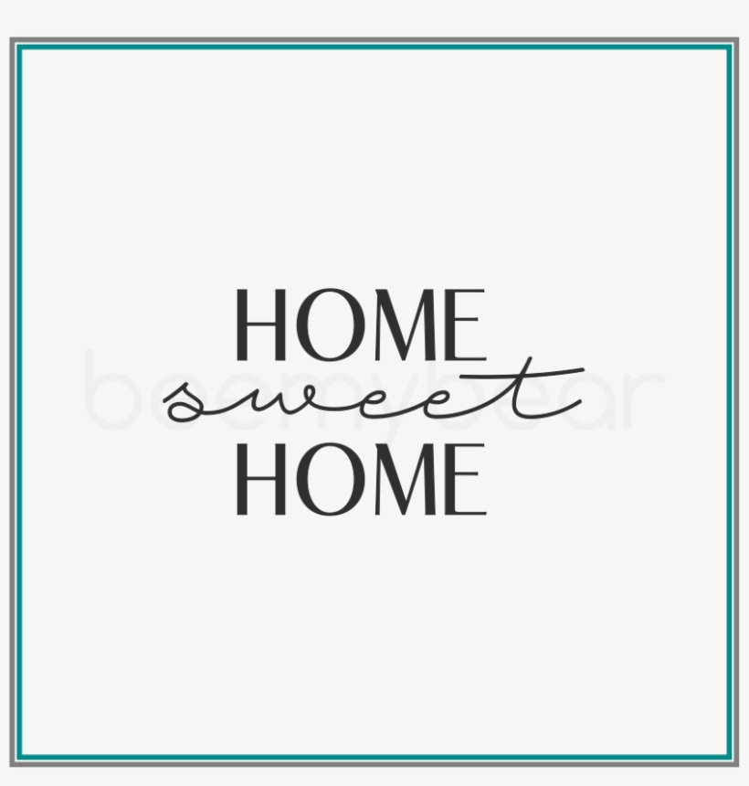 Stempel Home Sweet Home, transparent png #7883562