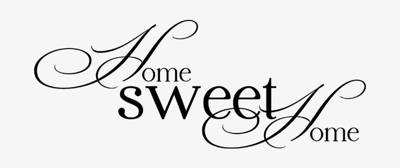 Home Sweet Home Schriftzug, transparent png #7883597