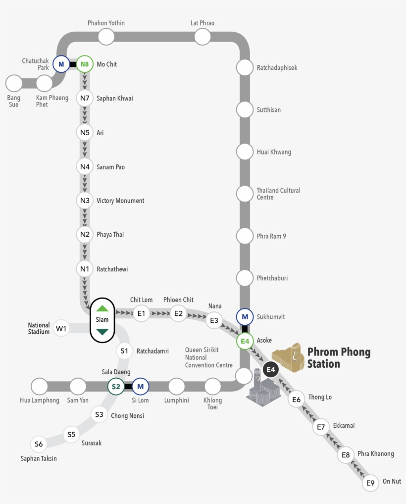 Map - Emquartier Bts, transparent png #7883680