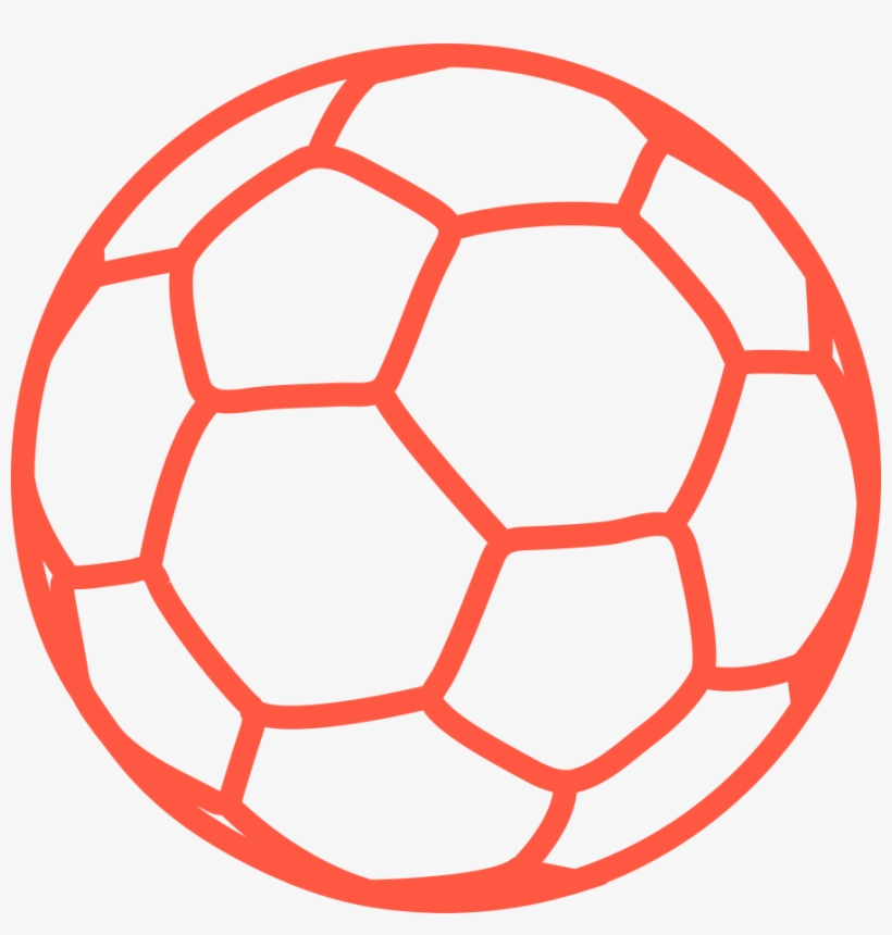 Soccer - Soccer Ball Line Icon, transparent png #7883865
