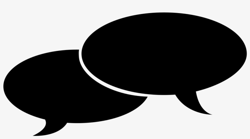 Talk Icon Black - Talk Logo Black, transparent png #7883930