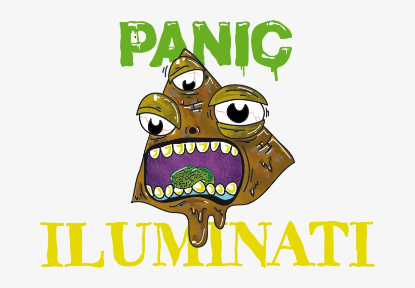 Panic Iluminati - - Illustration, transparent png #7884170