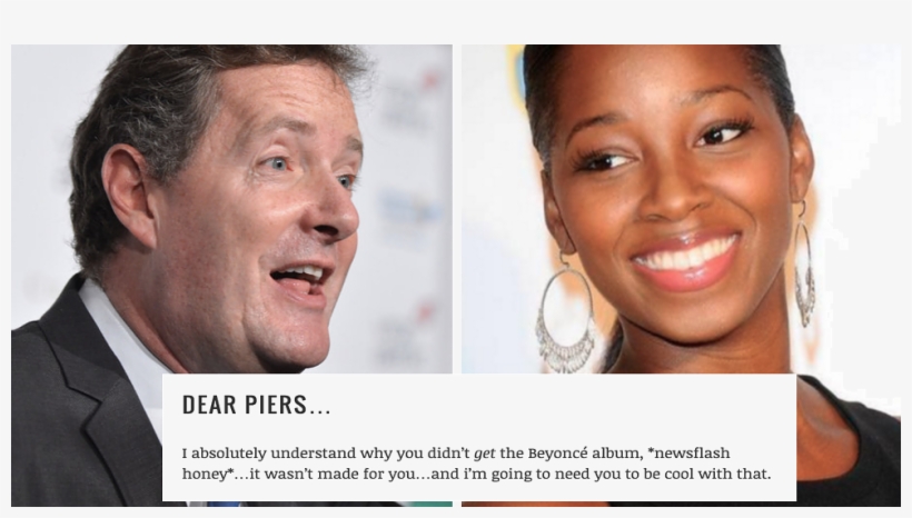 Jamelia Shut Down Piers Morgan Over "offensive" Column - Munroe Bergdorf Monroe Transgender, transparent png #7885194