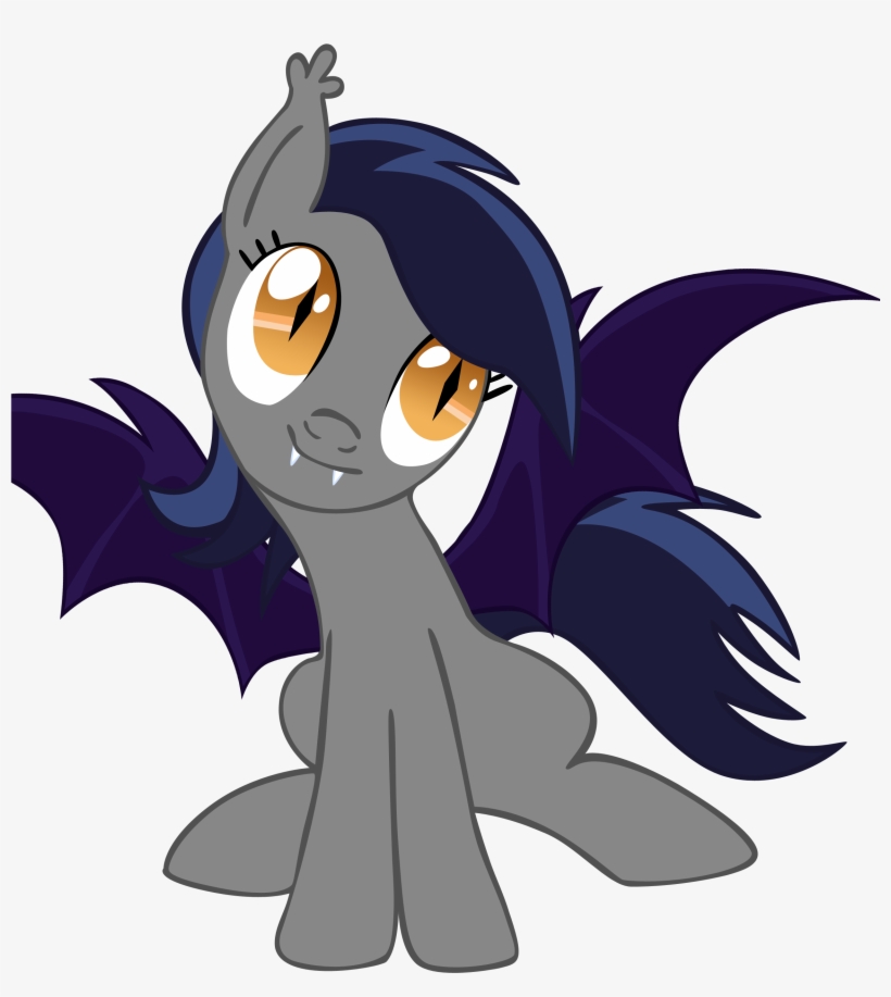 Bat Pony, Female, /mlp/, Oc, Oc - Echo Mlp, transparent png #7885649