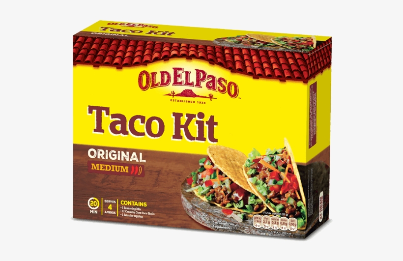 Crunchy Taco Kit - Old El Paso Taco Kit Original, transparent png #7885929