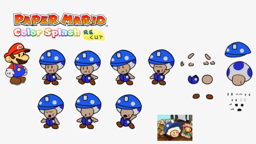 Prelude To The Recolored Paper Tale - Paper Mario: Color Splash, transparent png #7886104
