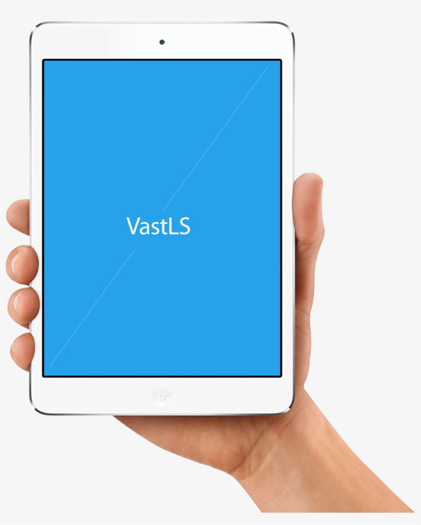 Ipad Mini In Hand - Lg Ipad, transparent png #7886256