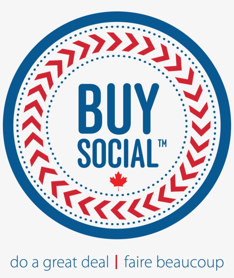 Buy Social Canada Logo Red - Buy Social, transparent png #7886257