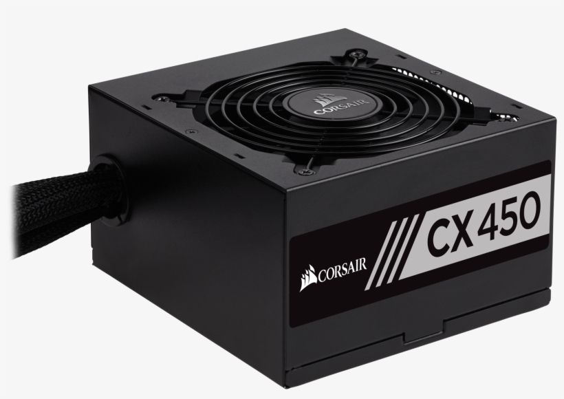 Corsair Cx Series 450 W Cx450 Atx/eps 80 Plus Bronze - Corsair Cx 450, transparent png #7887502