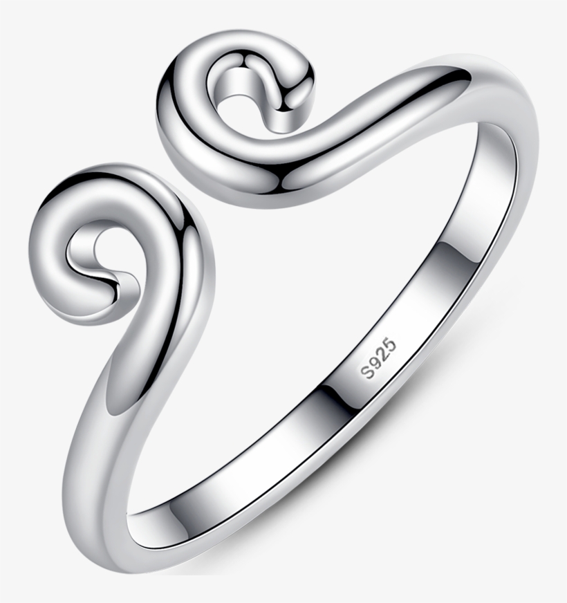 Tsful S925 Silver Tight Spell Ring Men's And Women's - Ruyi Jingu Bang, transparent png #7887596