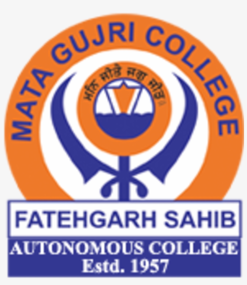 Logo Of Mata Gujri College Fatehgarh Sahib, transparent png #7887960
