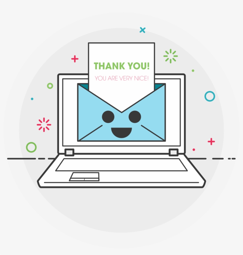 Thank You - Flores Fuxico, transparent png #7888565