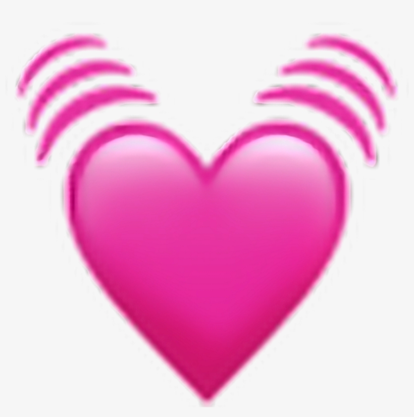 Pink Heart Emoji Png, transparent png #7888615
