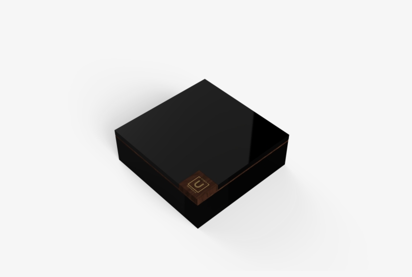 Walnut Trim Lacquered Wood Rakhi Gift Box - Box, transparent png #7888725