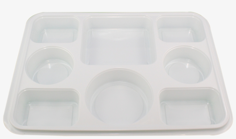 8 Compartment Plastic Dinner Plate, transparent png #7888841