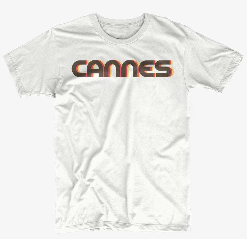 Retro Cannes T-shirt - T-shirt, transparent png #7889944