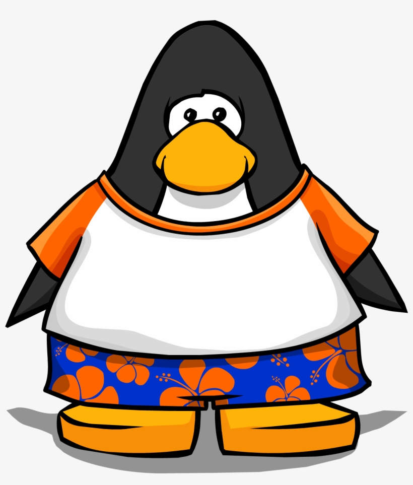 Orange Clipart Penguin - Club Penguin, transparent png #7890071