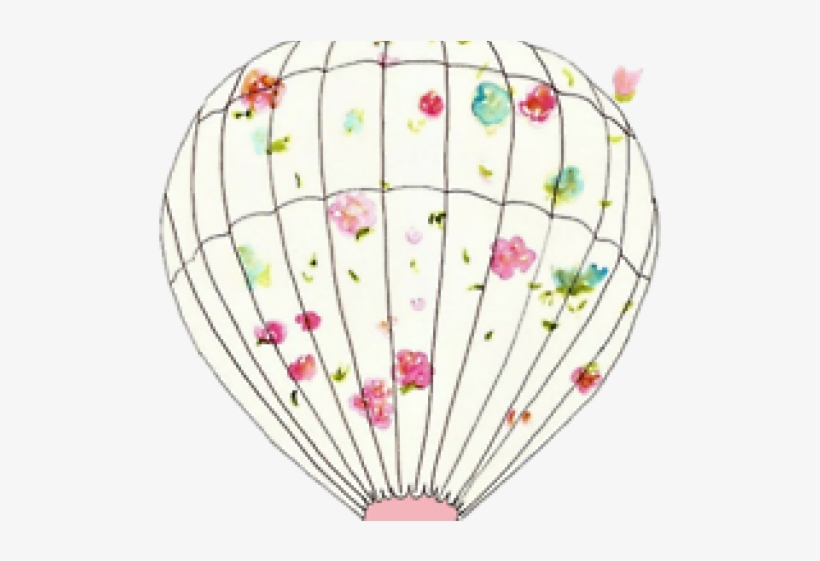 Drawn Hot Air Balloon Transparent Tumblr - Hot Air Balloon Transparent, transparent png #7890434