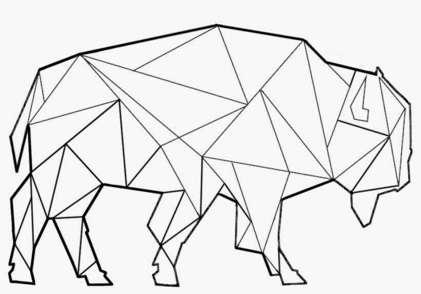 Final Buffalo Png - Line Art, transparent png #7891224