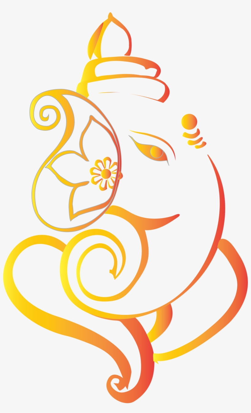 Ganesha Png Source - Ganesh Ji Vector Png, transparent png #7891554