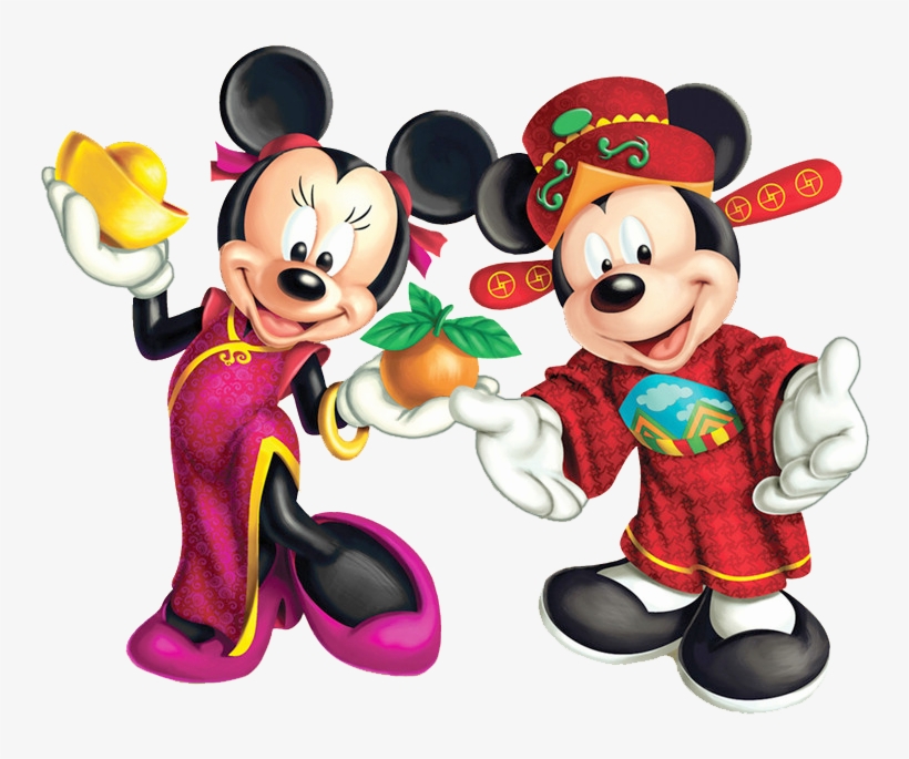 Mickey Mouse Invitation Card - Mickey Mouse Lunar New Year, transparent png #7892359