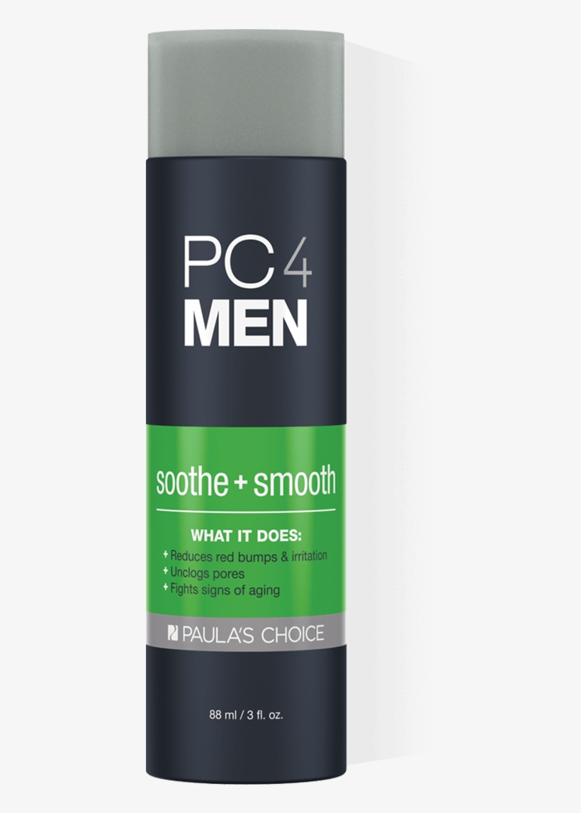Pc4men 2% Bha Exfoliant - Paula's Choice Pc4men Soothe + Smooth Aftershave Treatment, transparent png #7892571