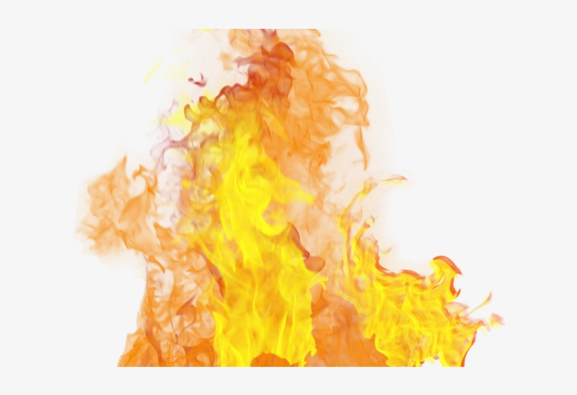 Flame Clipart Realistic Fire Flame - Transparent Background Flame Fire Png, transparent png #7892660