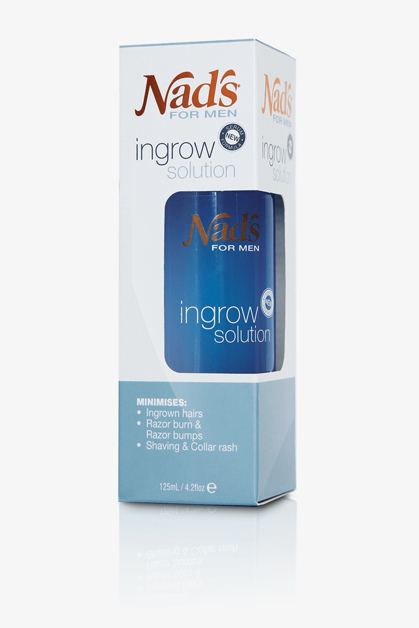 Nads Ingrown Hair Treatment For Men Ingrow Solution - Nads Hair Removal, transparent png #7892865