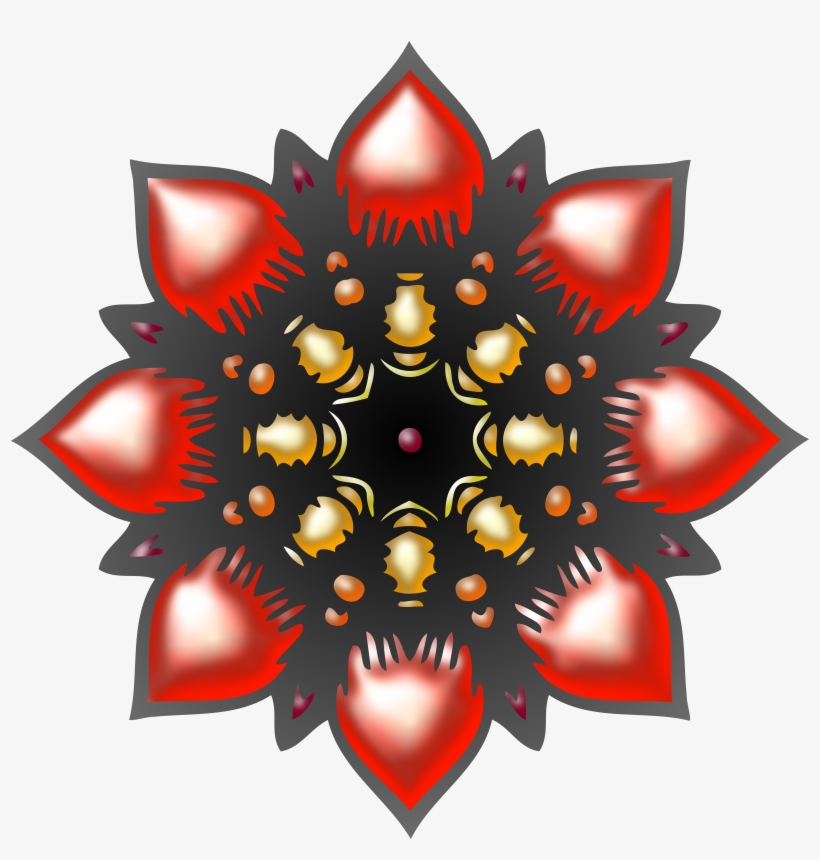 This Free Icons Png Design Of Abstract Flower 3, transparent png #7892873