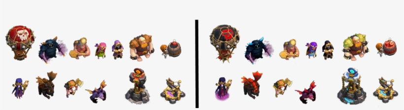 Art[art] Some Troop/building Upgrade Redesigns I Made - Action Figure, transparent png #7893008