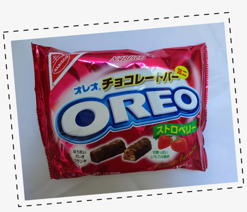 Oreo Mini Chocolate Bar - Oreo Strawberry Japan, transparent png #7894039