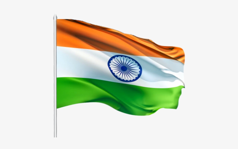 India Flag Clipart Transparent - National Flag Of India Png, transparent png #7895263