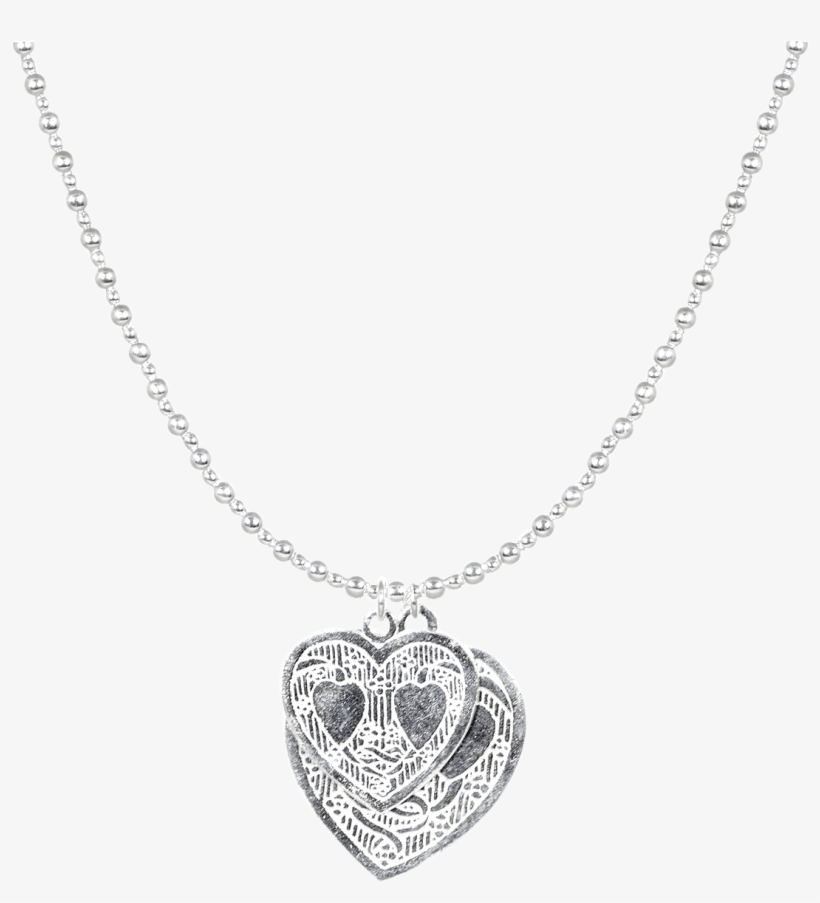 Clipart Black And White Library Necklace Indian Pink - Locket, transparent png #7895436