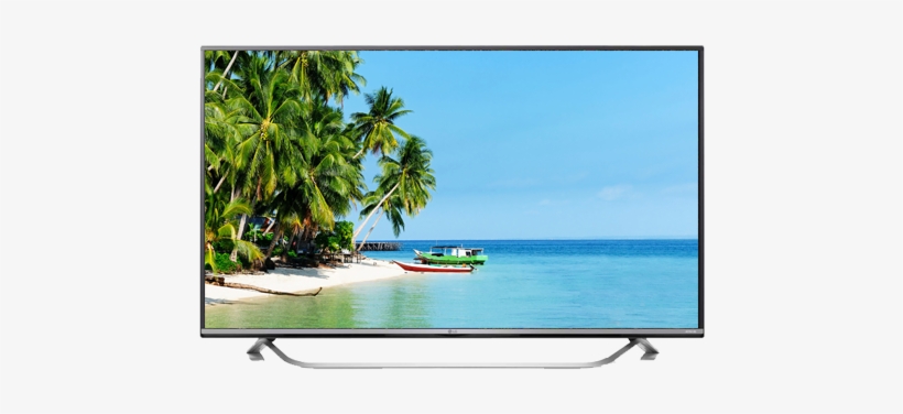 Lg Led 55″ 4k Uhd Smart Tv 55uf770t - Indonesie Strand, transparent png #7895500