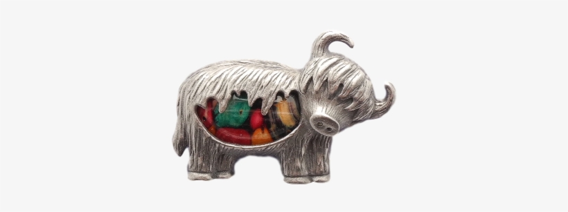 Highland Cow - Indian Elephant, transparent png #7896757