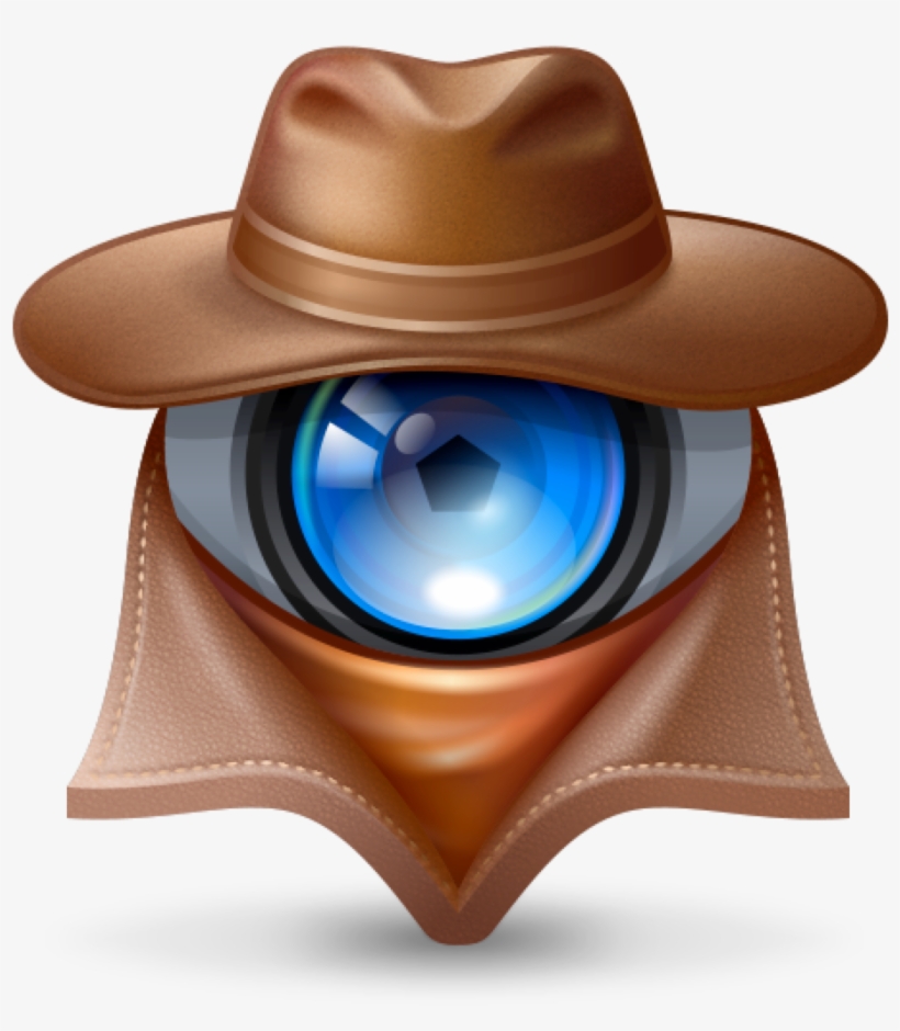Mac App Store Spy Cam Refrigerator Top View Drawing - Hidden Camera Icon, transparent png #7896897