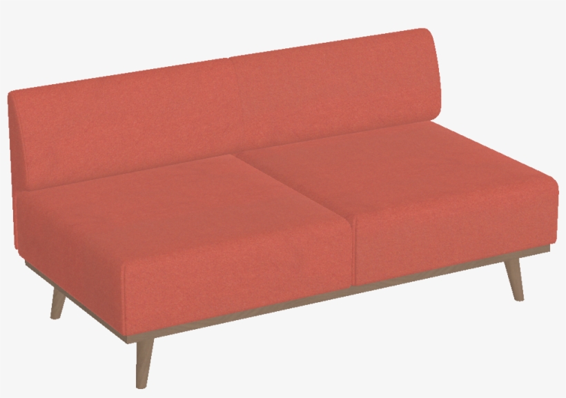 Preview Of Tosca 3-seater Without Armrest - Studio Couch, transparent png #7896951
