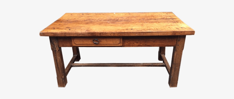 Wooden Farm Table - Coffee Table, transparent png #7897018