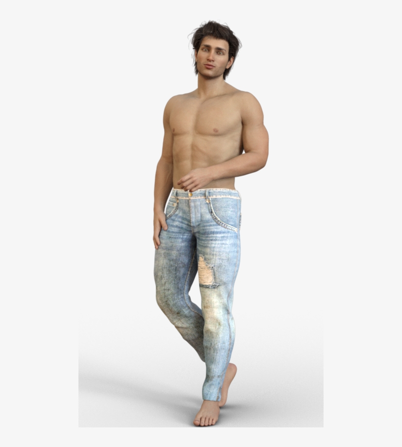 3 Cable - Barechested, transparent png #7898269