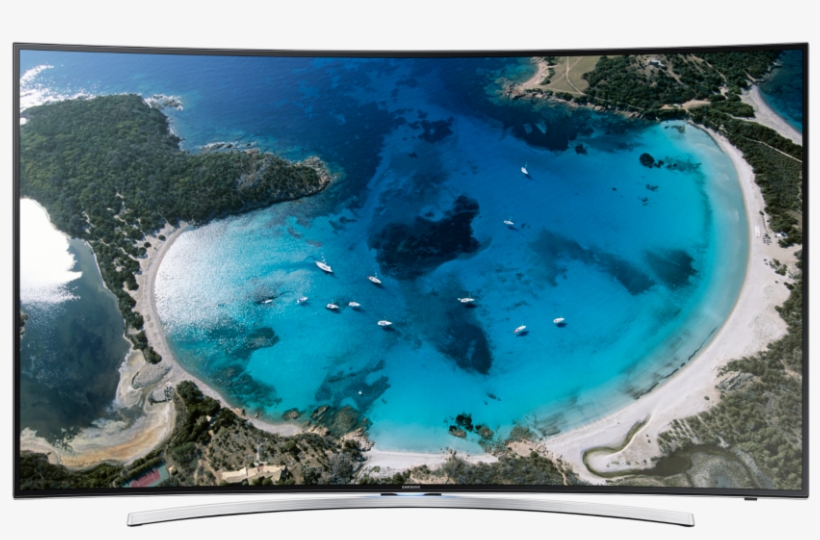 Samsung 55" Ua55h8000 Smart Full Hd Multisystem 3d - 55 Samsung Curved 8 Series, transparent png #7899235