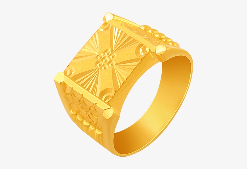 22k Gold Rings For Men Ideas 22k Yellow Gold Mens Ring - Pc Chandra Men's Ring Collection With Price, transparent png #7899733