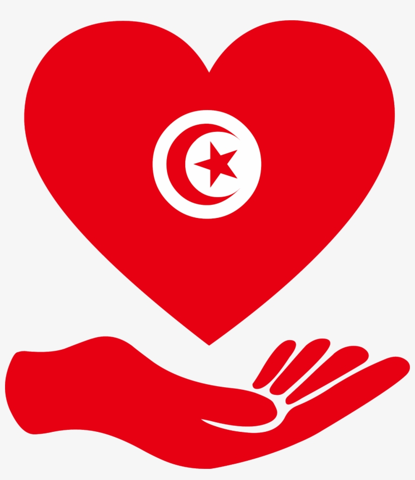 Download Love Tunisia Flag Svg Eps Png Psd Ai Vector - Tunisia Flag, transparent png #7899740