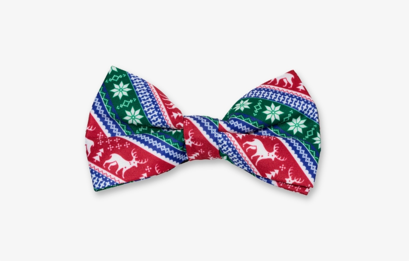 X-mas Bow Tie Red/green/blue - Transparent Bowtie Green Png, transparent png #790046