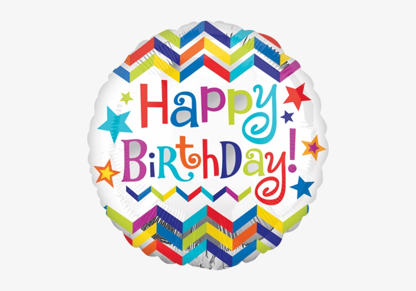 Happy Birthday On Balloon Png - Happy Birthday Foil Balloon, transparent png #790047