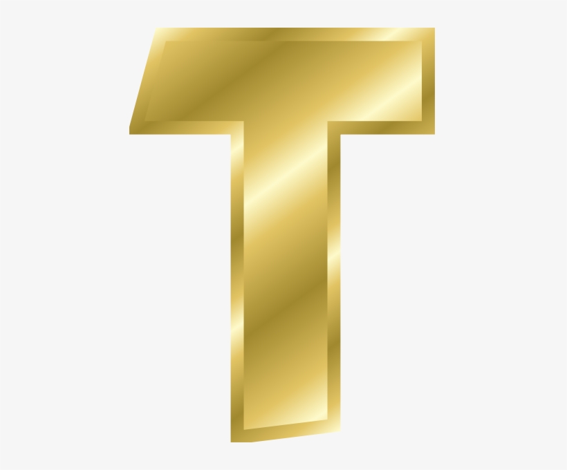 Effect Letters Alphabet Gold Clipart Png, transparent png #790459