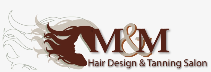 M&m Hair Design - Salon Logo Design Png, transparent png #790733